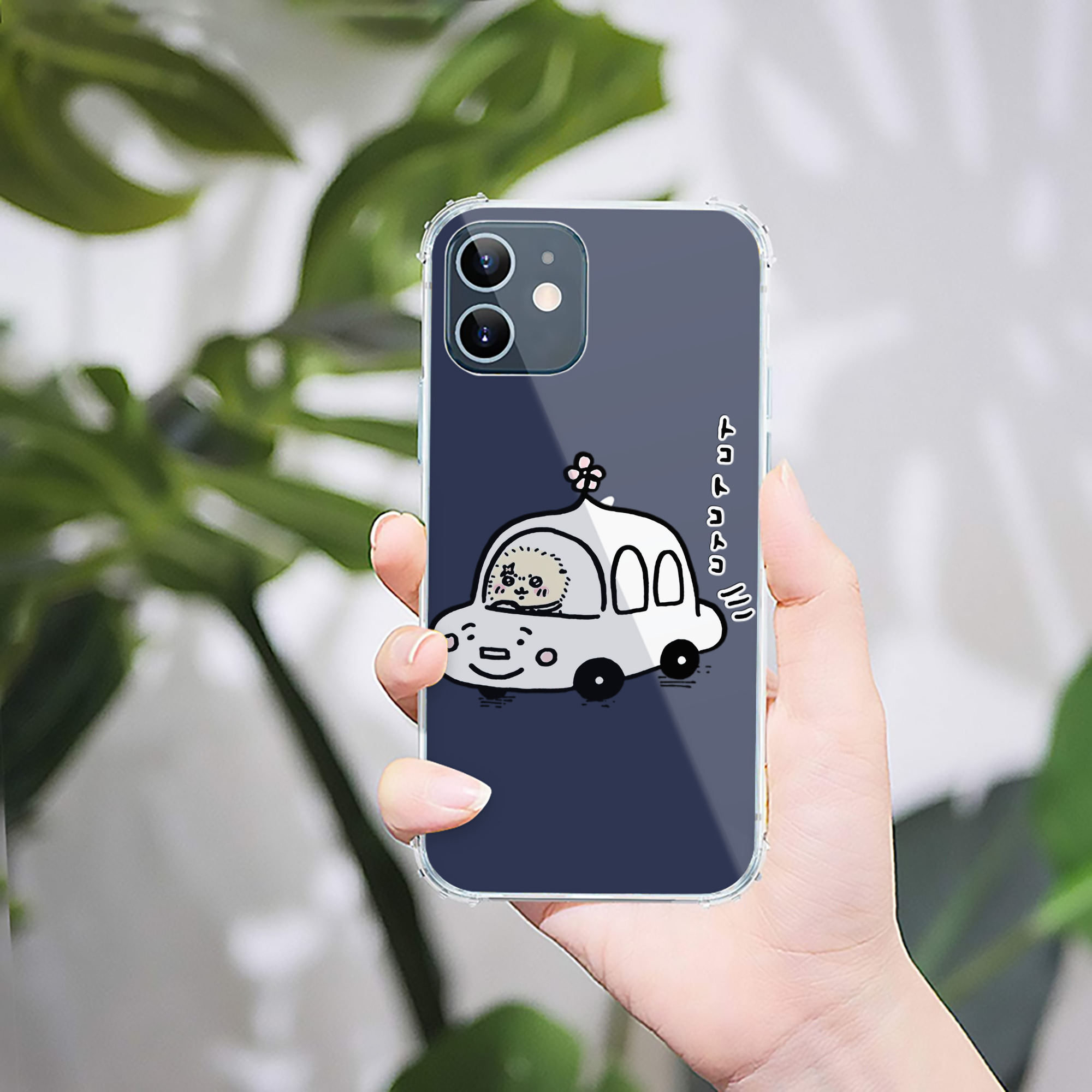 （画像用） ちいかわ ラッコ Chii-kawa Sea otter 【iPhone 12シリーズ対応】透明スマホケース（クリアソフトケース）